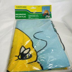 Honey Bee Flowers Hive Yard Spring Summer Flag 28x40 Garden YardWorks Vintage